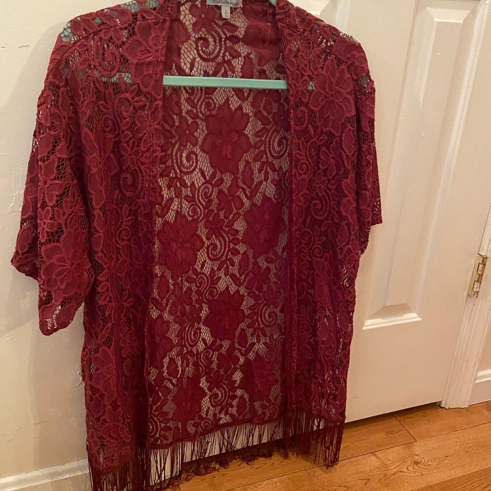 ⚡️Lace cover up size medium Charlotte russe
